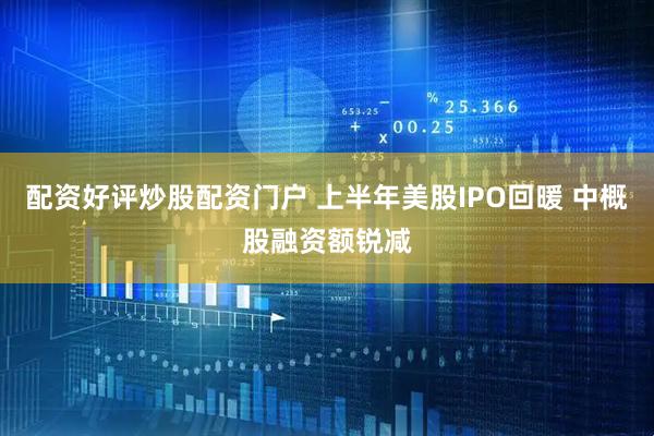 配资好评炒股配资门户 上半年美股IPO回暖 中概股融资额锐减