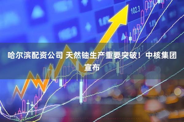 哈尔滨配资公司 天然铀生产重要突破！中核集团宣布